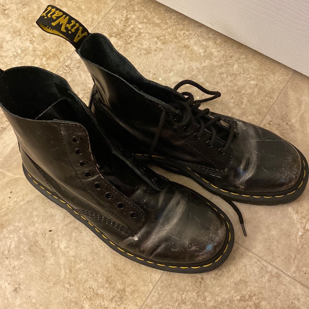 1460 Pascal Metallic Leather Dr Martins